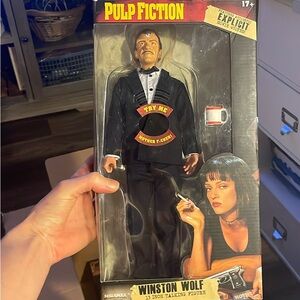 Pulp Fiction Winston Wolf Action Figure with Talking Feature